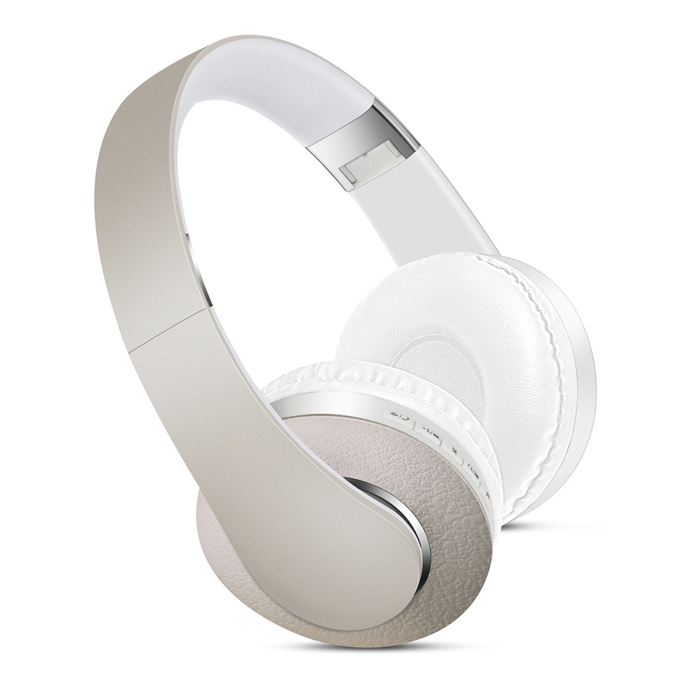 High Definition Over the Ear Wireless Bluetooth Stereo HEADPHONE K3 (Champagne Gold)